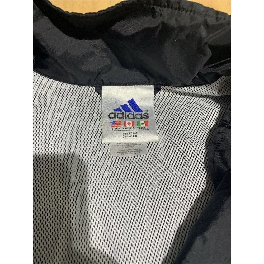 Vintage 90s Adidas 1/2 Zip Pullover‎ TRACKER HZ Jacket Windbreaker Men Large